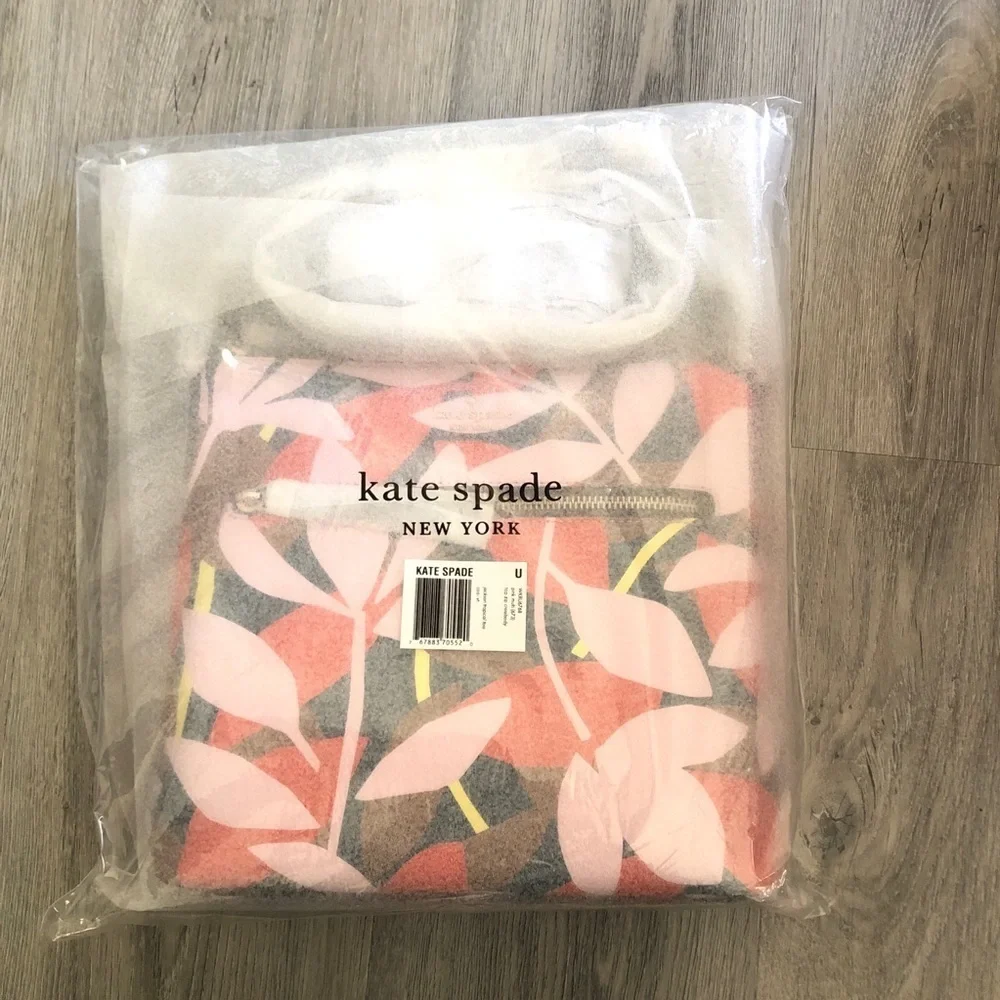 Kate Spade Jackson Tropical Toss Top Zip Crossbody - Picture 7 of 9